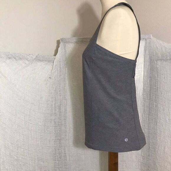 Lululemon Heathered Slate Sweaty or Not Tank Top Size Médium - Picture 4 of 9